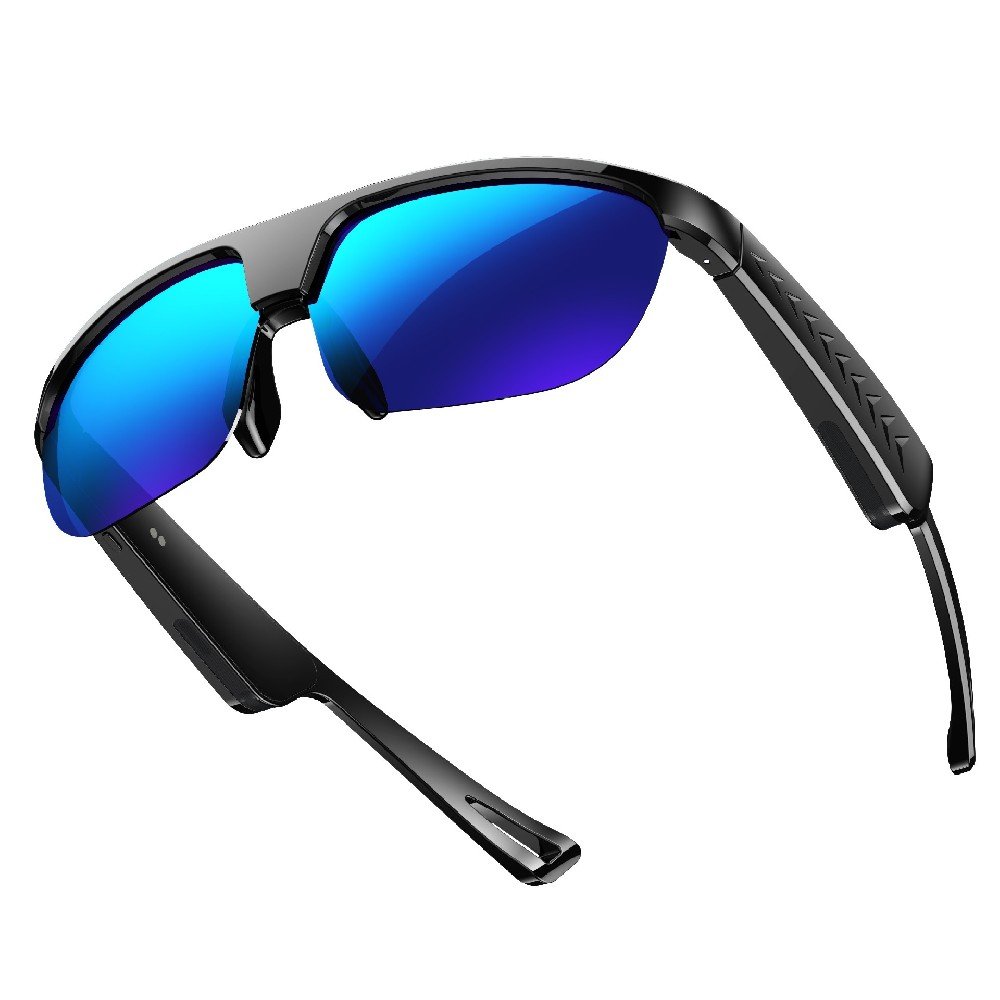 Wireless Open-Ear Sports Smart Glasses with Bluetooth 5.3 & ENC Noise Canceling Mic | Outdoor Cycling Audio Sunglasses for Wholesale